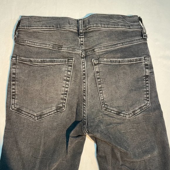 Free People Busted Knee Skinny Jeans in Faded Black - Picture 8 of 11